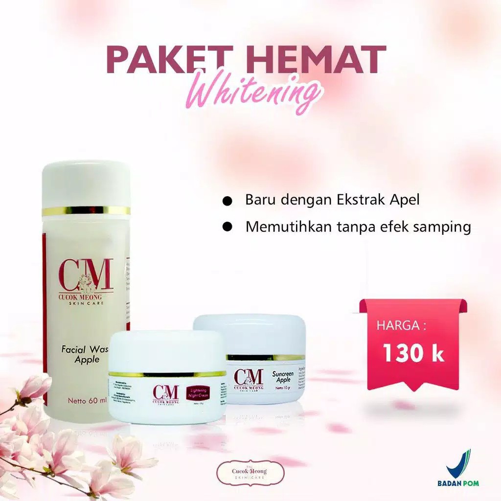 Cucok Meong Skincare Paket Hemat Whitening