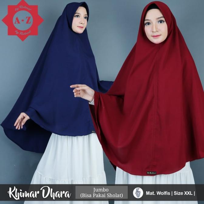 Khimar Woolpeach Jumbo XXL Bisa Pakai Sholat Jilbab Instan Wolfis