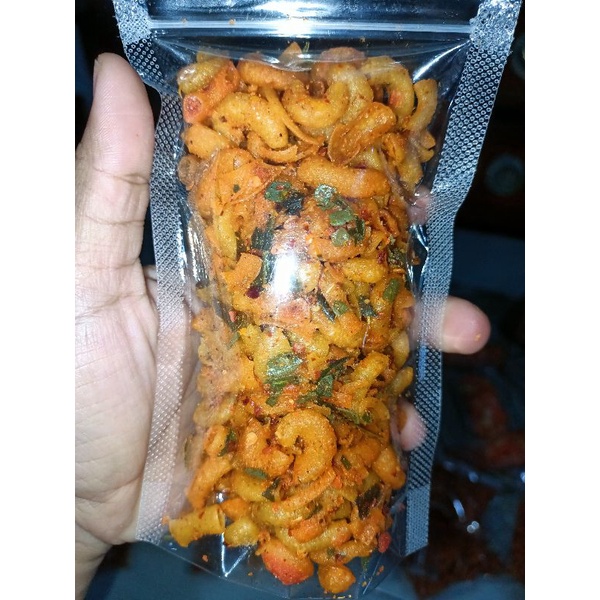 

makaroni pedas dan original daun jeruk