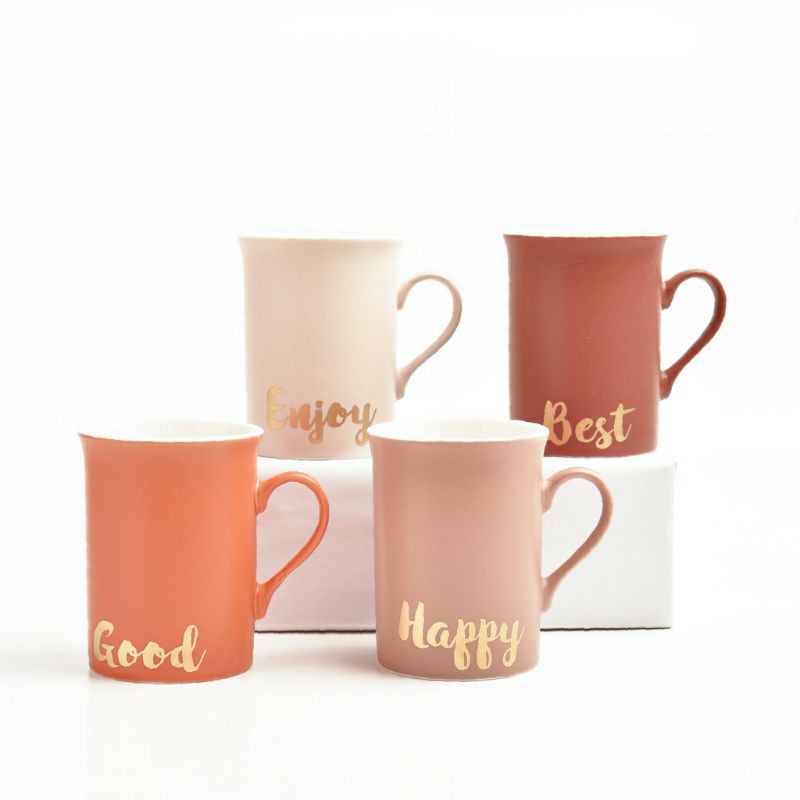 Gelas Cangkir Transliving Duncan Mug Set Of 4 KRJYD021