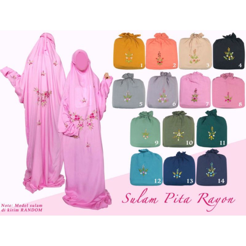 Mukena hadramaut terusan