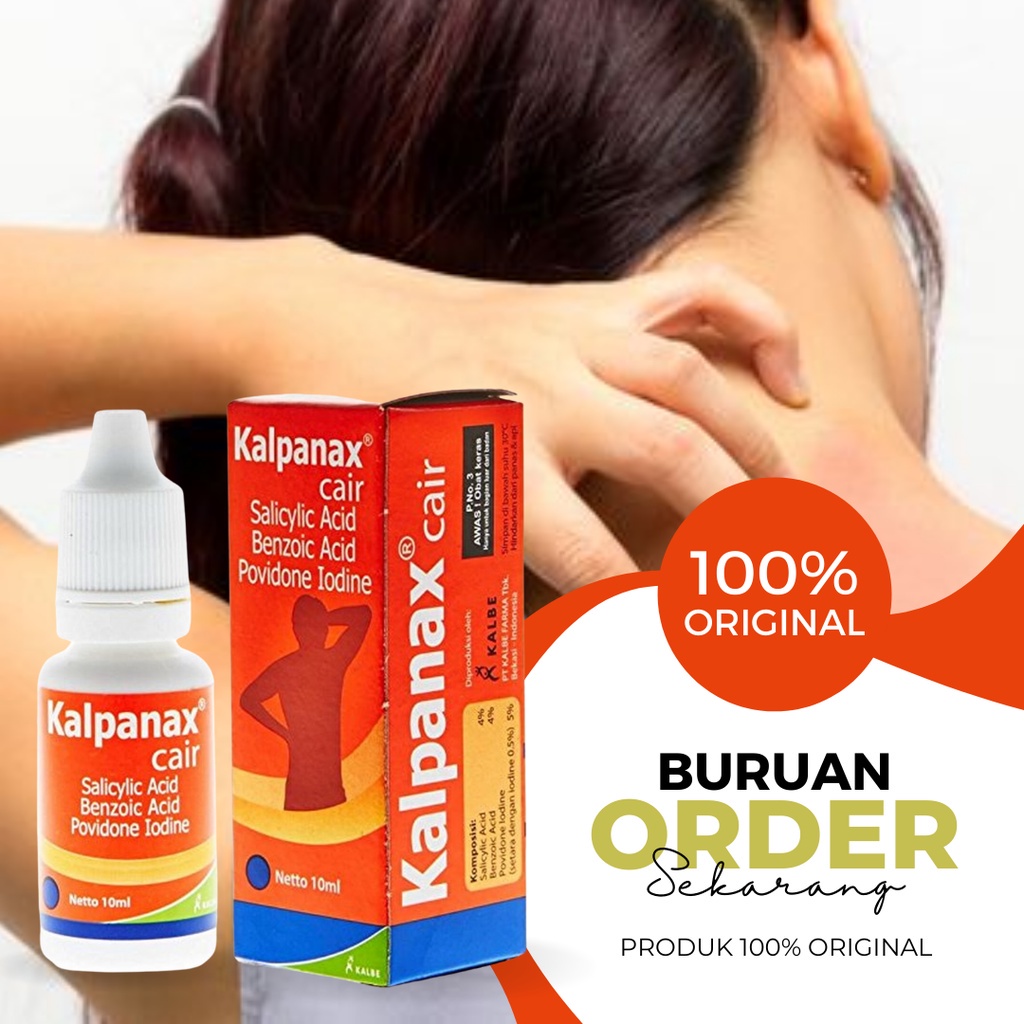 Obat Panu Cair Paling Ampuh 100% Kalpanax 10ML Salep Krim Cream Panuh Penghilang Gatal Selangkangan 