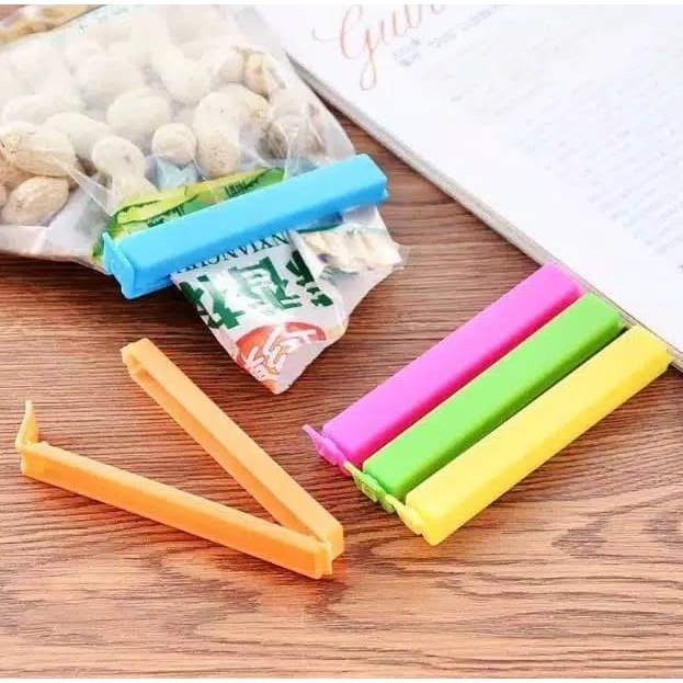 2 PCS PENJEPIT KEMASAN MAKANAN RINGAN / SEGEL BUNGKUSAN SNACK / PENJEPIT PLASTIK