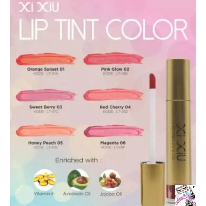 ☃Cutezz_Ching1☃Xi Xiu Lip Tint Color 5g - Lip Tint