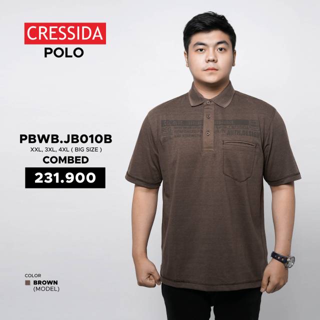 Kaos cowok BIG SIZE/Kaos original/kaos Cressida Polo