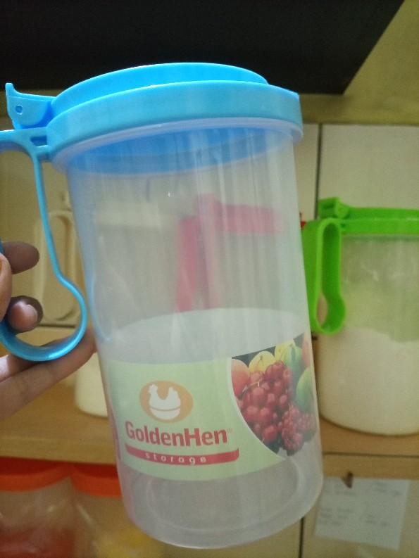 1 Set Golden Hen Teko Plastik / Tempat Minuman / Pitcher / Water Jug 1.500 Ml Wj - 2288