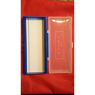 Microscope Slide Box Kotak Preparat Object Glass 50 slide