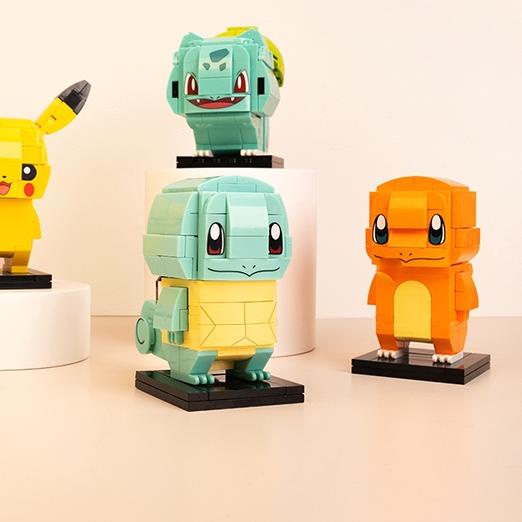 KKV - QMAN Keeppley Pokemon Block Toy, Pikachu / Eevee / Psyduck / Bulbasaur / Charmander / Squirtle