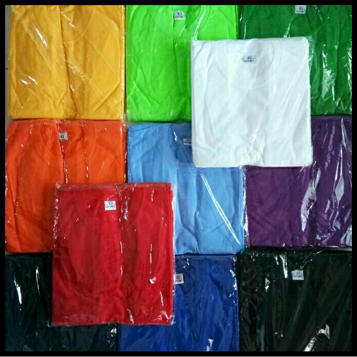TERBARU BAJU KAOS POLOS LENGAN PANJANG PRIA WANITA GROSIR MURAH BUKAN GILDAN - PUTIH