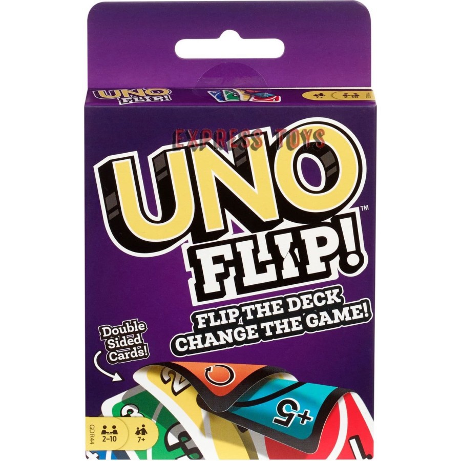 UNO Flip Double Sided Card Game Mattel Original