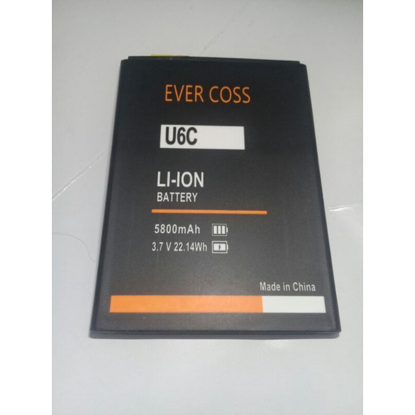Baterai Bt Batre Battery Cross Evercoss U6C Original Battery  Hp