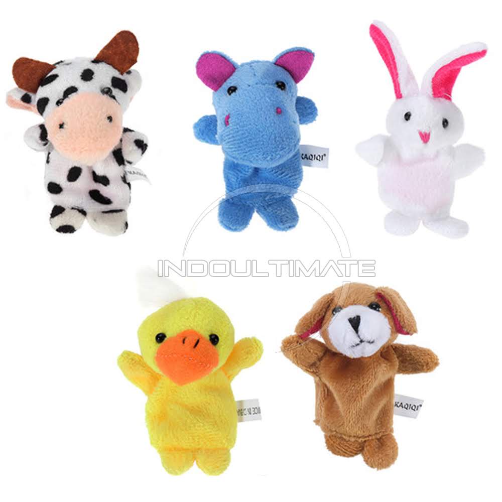 Mainan Boneka Jari Bayi Anak MJ-01 Boneka Jari Binatang Animal Finger Puppets Boneka Dongeng Boneka Cerita Boneka Bayi