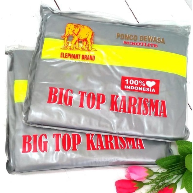 mantel ponco lengan jas hujan elephant karisma