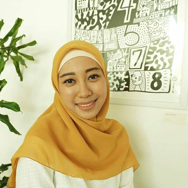 Hijab Polycotton Mustard