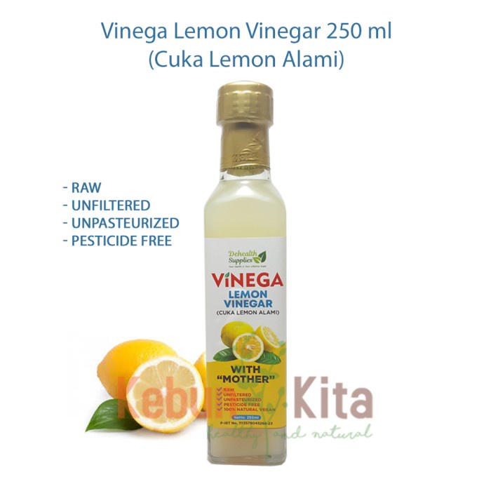 

Jual Vinega Lemon Vinegar With The Mother 250Ml (Cuka Lemon Alami)