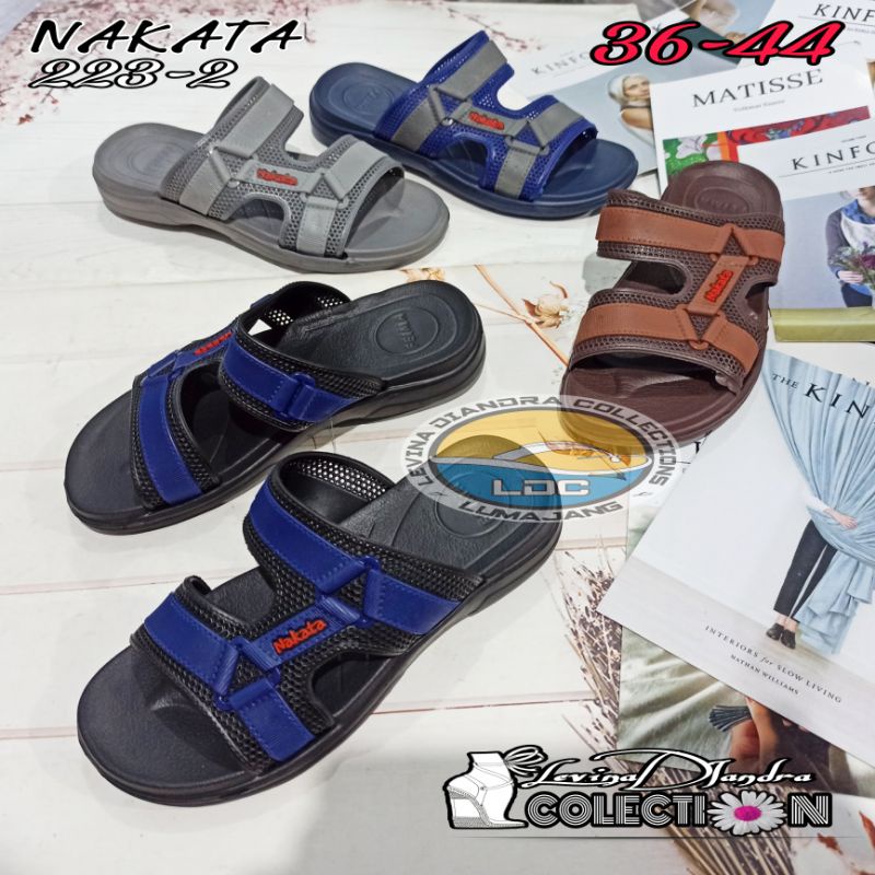 SANDAL SELOP KARET EVA PRIA NAKATA 223(39-44)