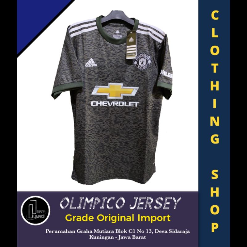 Jersey Man United Away 20/21 - Grade Original Import Quality