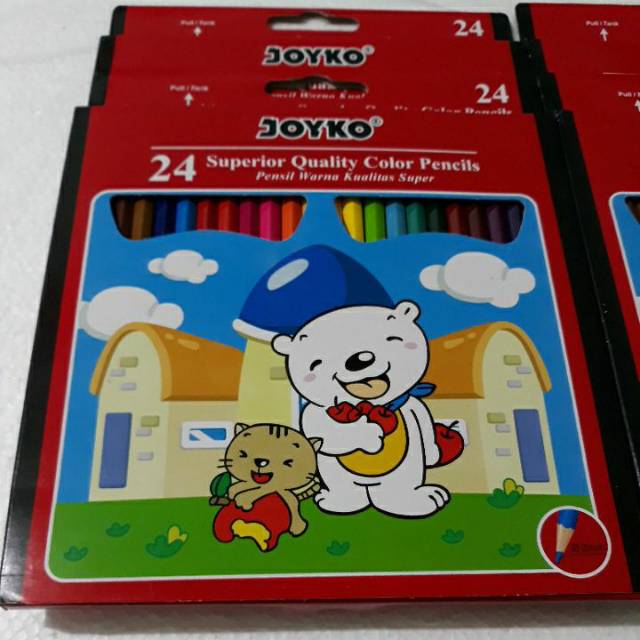 

Pensil warna panjang JOYKO/YALONG 24 Warna CP - 24PB