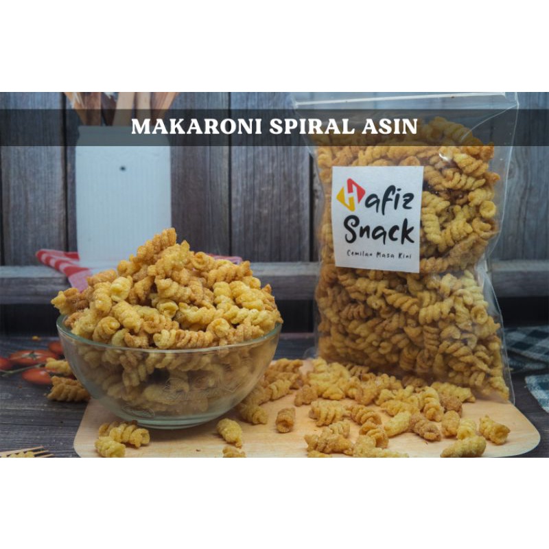 

MAKARONI SPIRAL ASIN 250 GR / MAKARONI ULIR / MACARONI