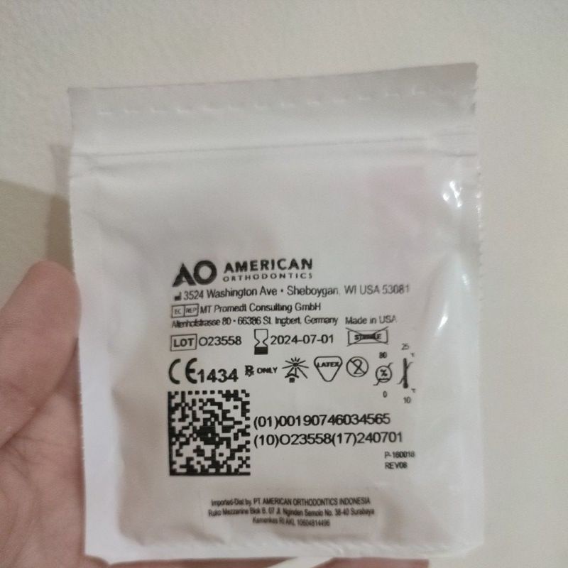 AO Karet Elastic American Orthodontics Bald Eagle Medium Satuan