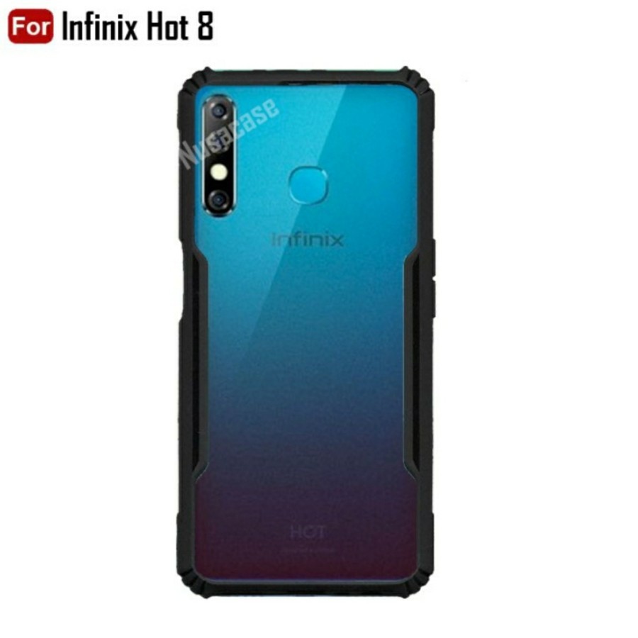 Clear Case Infinix Hot 8 - Softcase Shockproof Infinix Hot 8 - SC