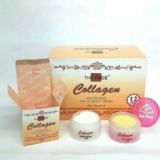 Pemutih wajah original / paket collagen sudah BPOM /cream collagen asli
