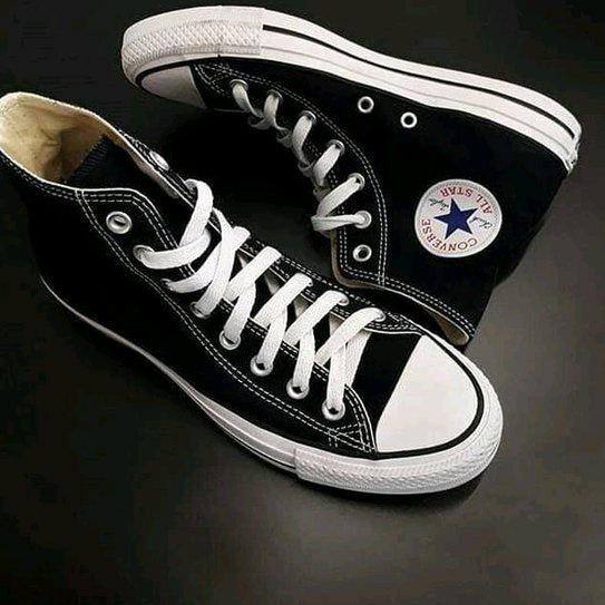 Sale Sepatu Converse All Star Original 100% Import Sepatu Sekolah High Putih Hitam Pria Wanita Casua