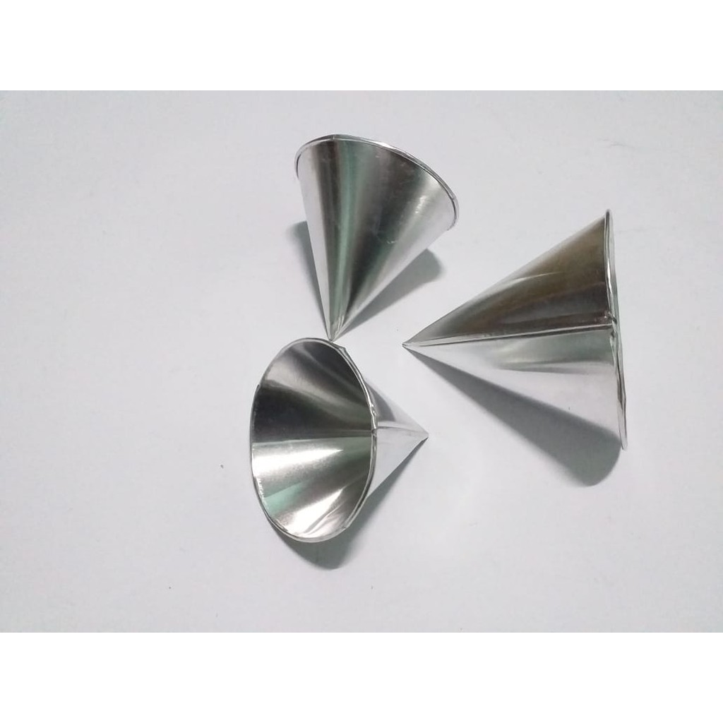 Set Cetakan Kerucut Nasi Tumpeng Mini Aluminium / Cetakan Kerucut / Cetakan Nasi