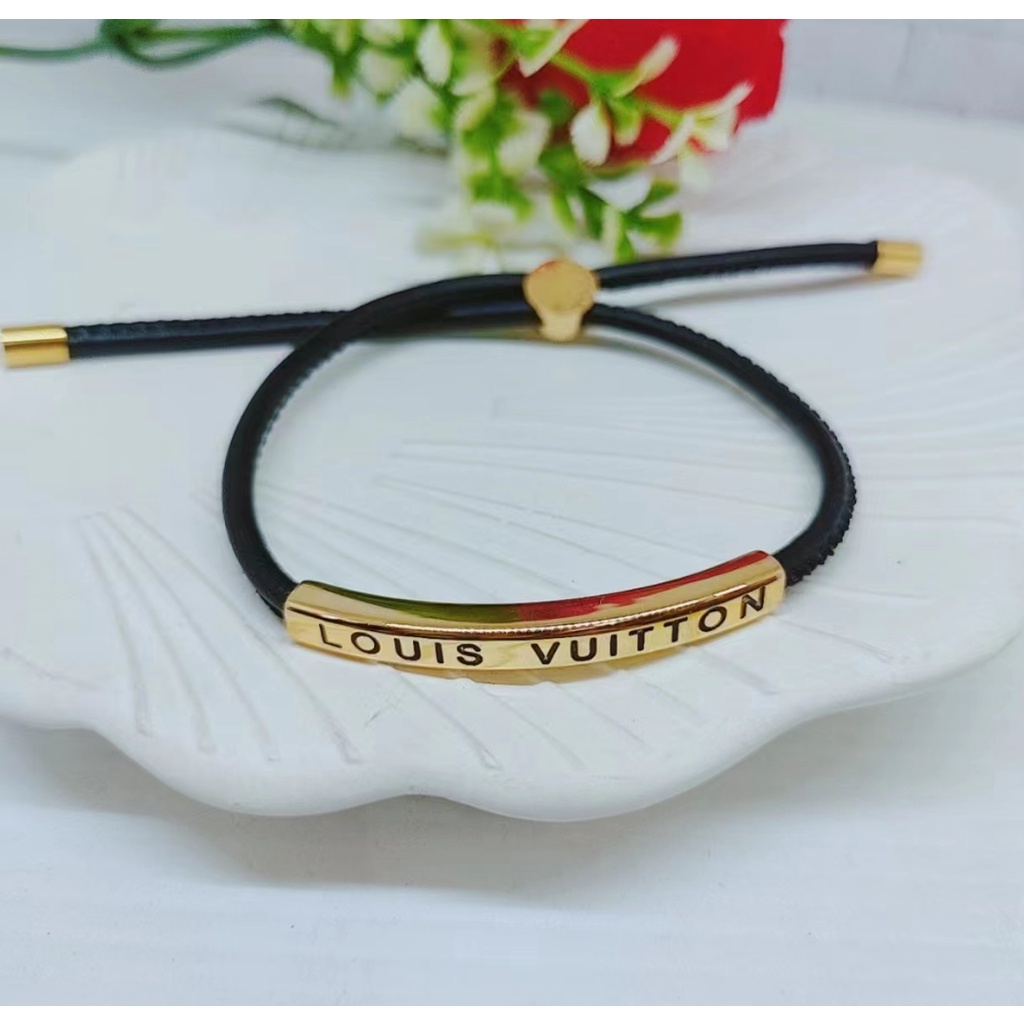 Titanium Gelang Kulit Perhiasan Fashion 4010