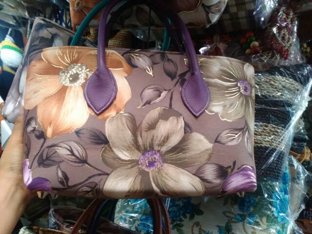 Tas Kerja Motif Bunga