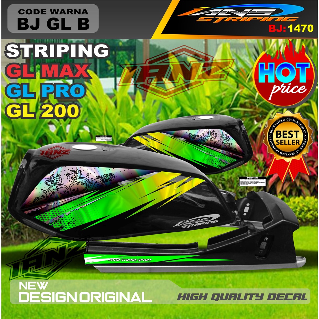 STIKER STRIPING GL HOLOGRAM / STRIPING GL PRO MAX VARIASI HOLOGRAM / STRIPING GL