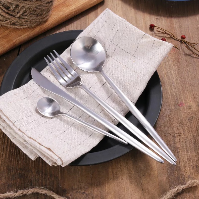 4Pcs sliver Stainless Steel Cutlery Set