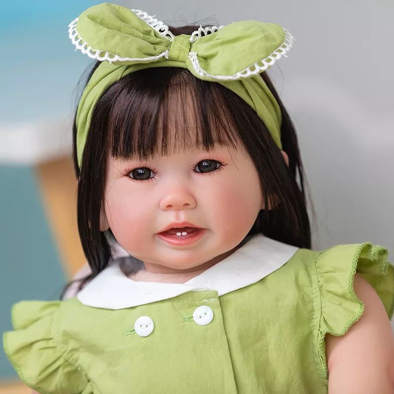 Ready New Face Boneka Reborn Premium cewek wajah asia 60cm