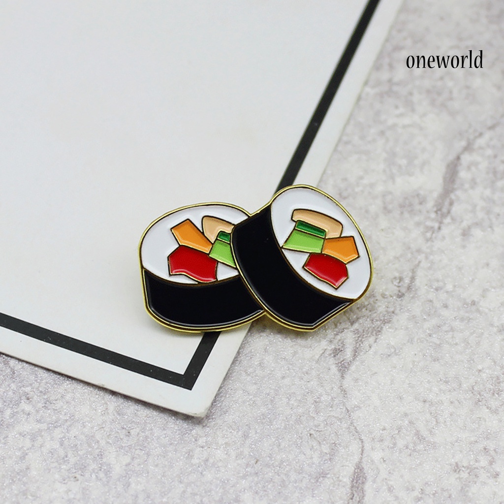 Bros Pin Enamel Bentuk Sushi Makanan Jepang Untuk Dekorasi Topi Jeans