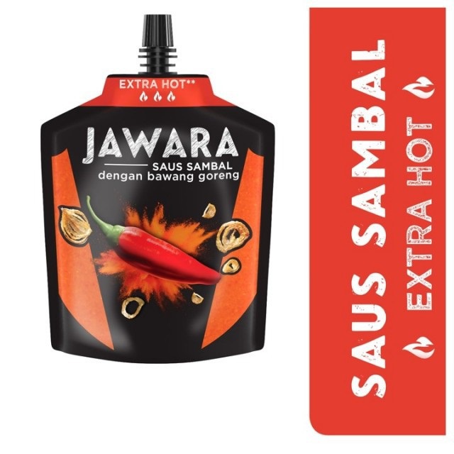 

Jawara Saus Sambal Bawang Goreng Extra Hot Pouch 120Ml