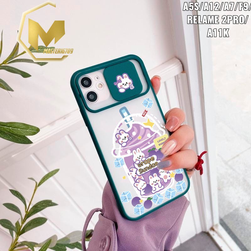 SS071 CASE SLIDE KARAKTER OPPO A57 A39 A74 A54 A3S A1K A5S F9 A7 A12 A11K F1S A59 A71 RENO 4 4F 5F 6 MA2002