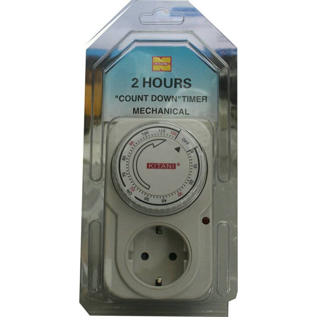 Stop Kontak Timer 2 Jam/ Timer Stopkontak 120 menit pengatur waktu