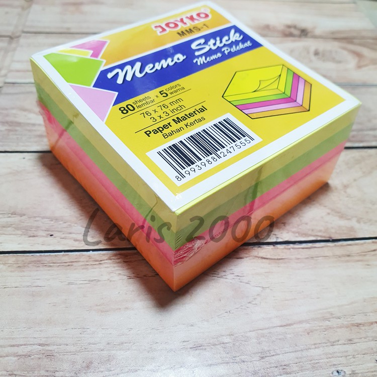 

Sticky Notes / Memo Stick Joyko 76mm MMS01 (isi 400 lembar)