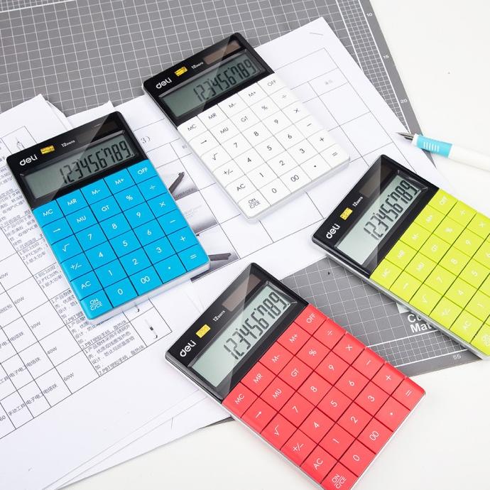 

[COD] Deli E1589 Calculator/Kalkulator-Modern Calculator 12-digit DISKON Kode 1148