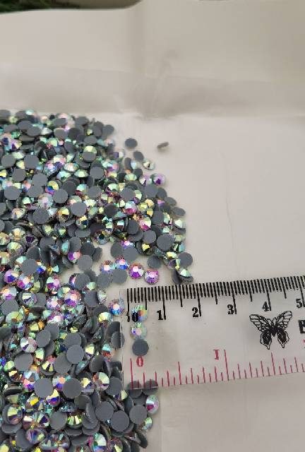 STONE KRISTAL GOSOK HOTFIX RHINESTONE SS 20 WARNA PELANGI AB KUALITAS AA PER GROSS