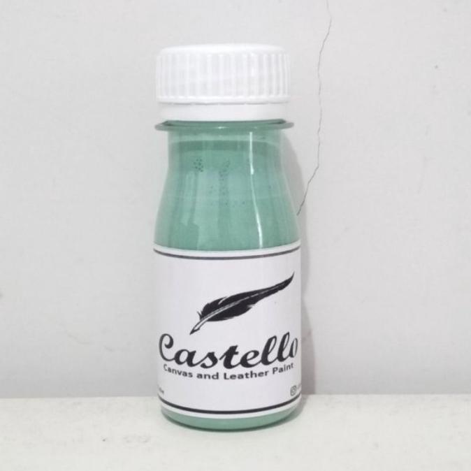 

MAIR95 - Castellopaint mint cat kulit dan kanvas tas sepatu