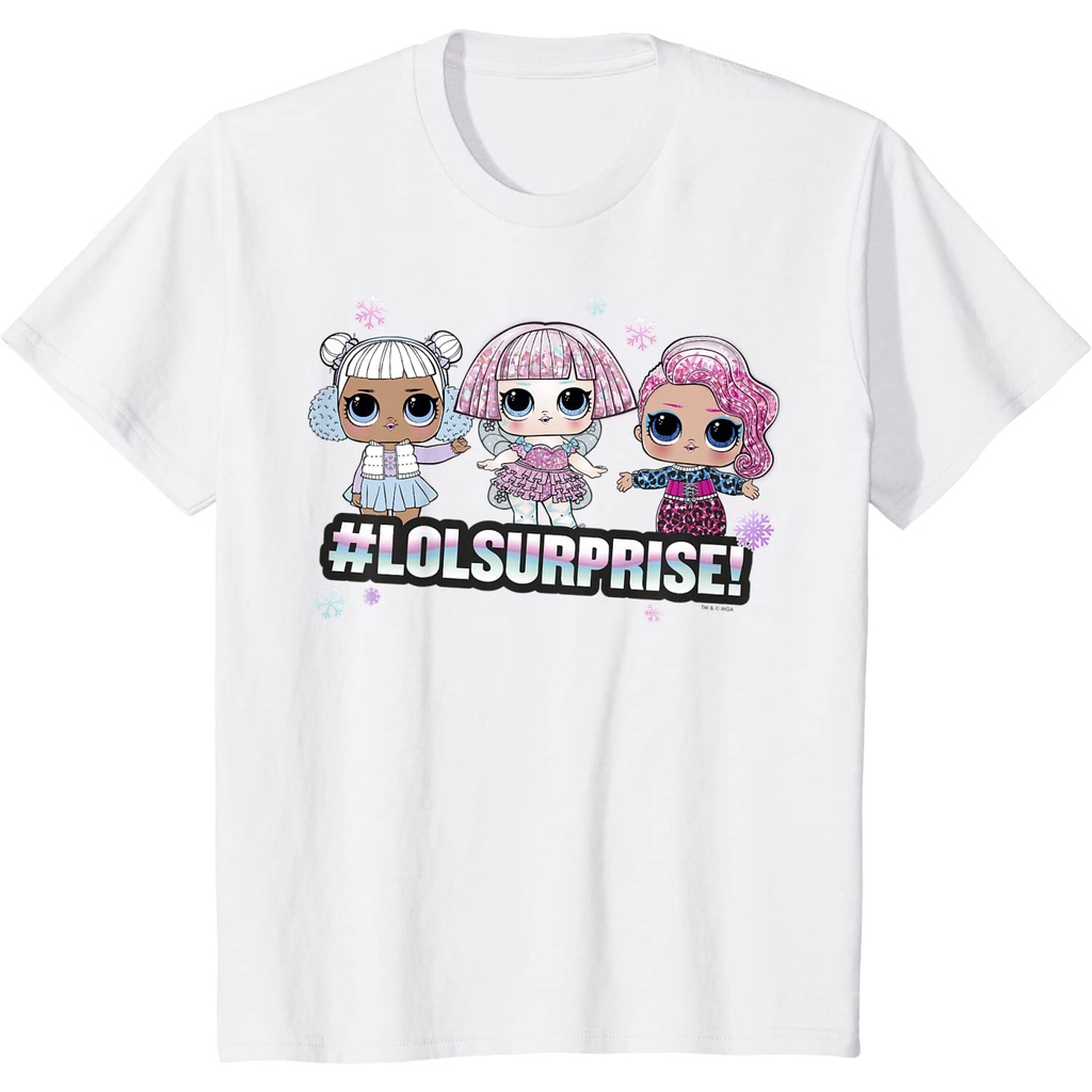 Kaos Anak LOL Surprise Group Shot Hashtag LOL Surprise Pakaian Fashion Baju Atasan Anak Laki Laki Pe