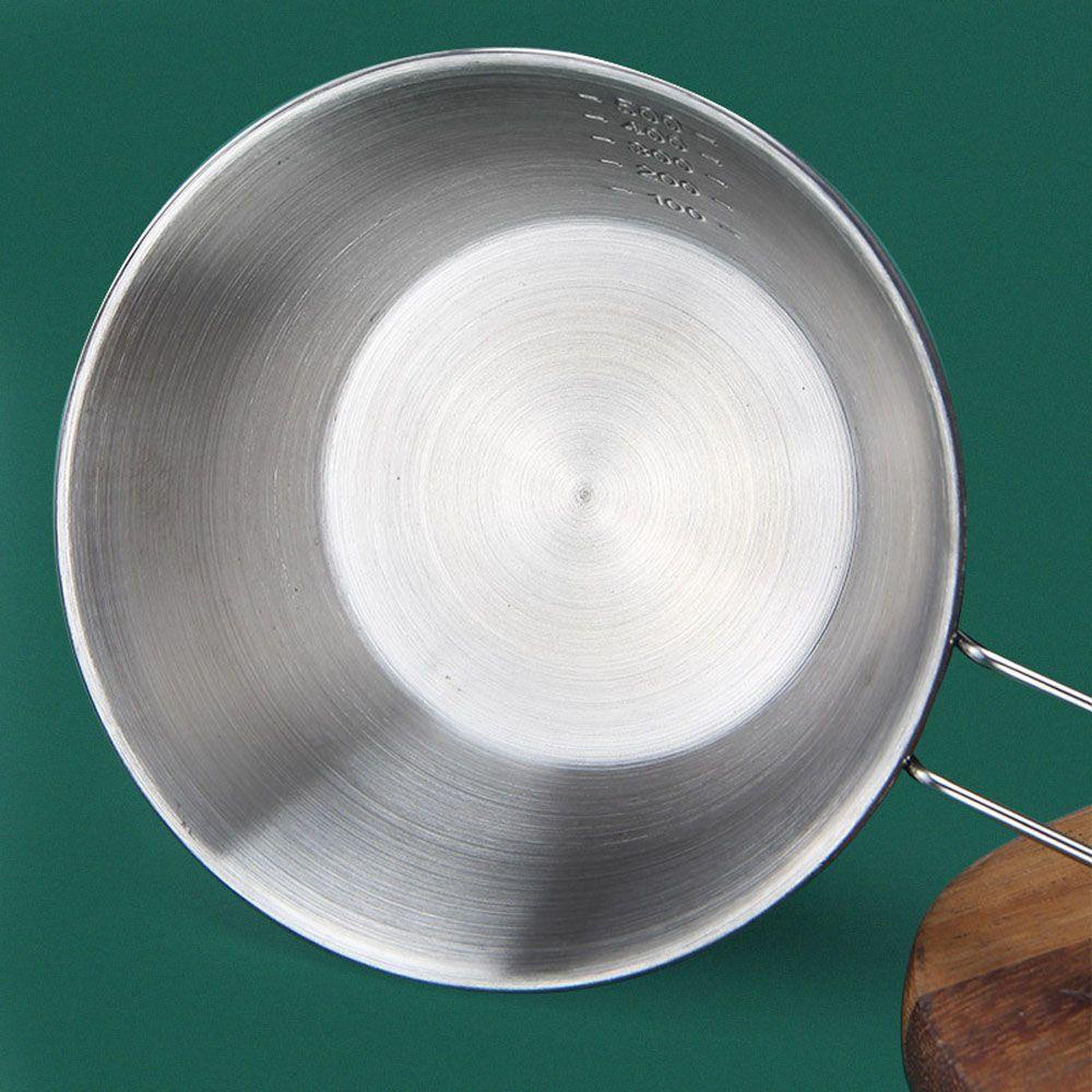 Lanfy Mangkuk Lipat Outdoor Portable Camping Untuk Perjalanan Alat Luar Ruangan Piknik Mangkuk Sup Stainless Steel Bowl