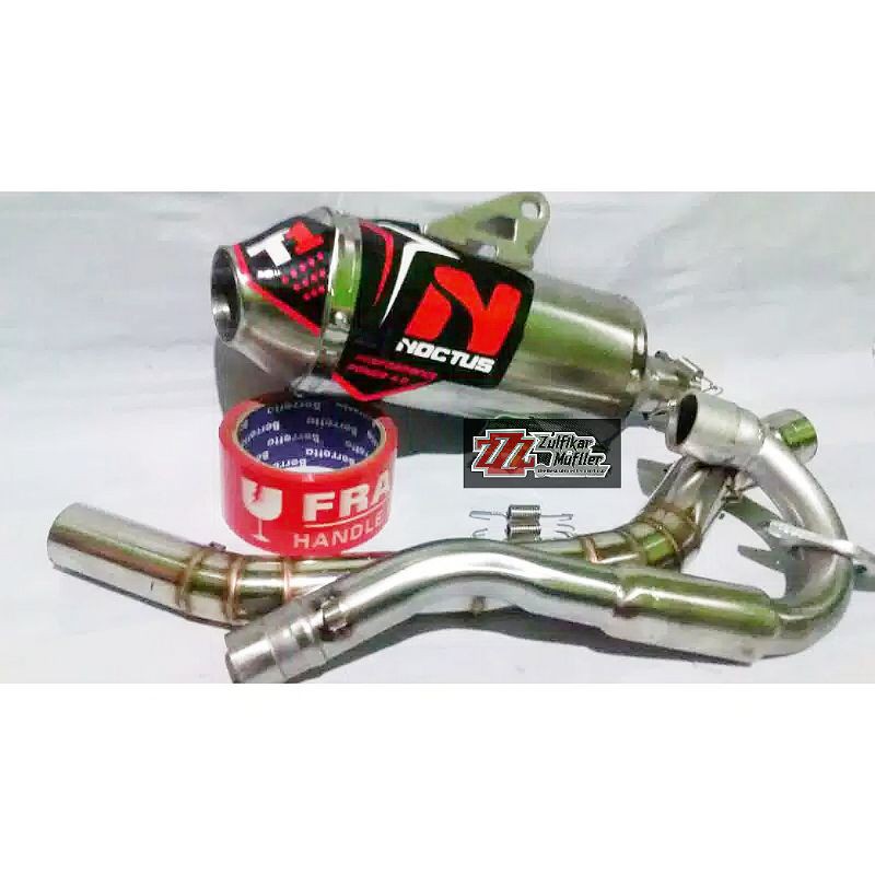 knalpot racing noctus untuk CRF 150 , KLX, KLX BF, D tracker ,wr155