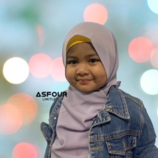 AsFour - PROMO PASHMINA ANAK 3-10 Tahun Diamond | PASHMINA KARET ANAK