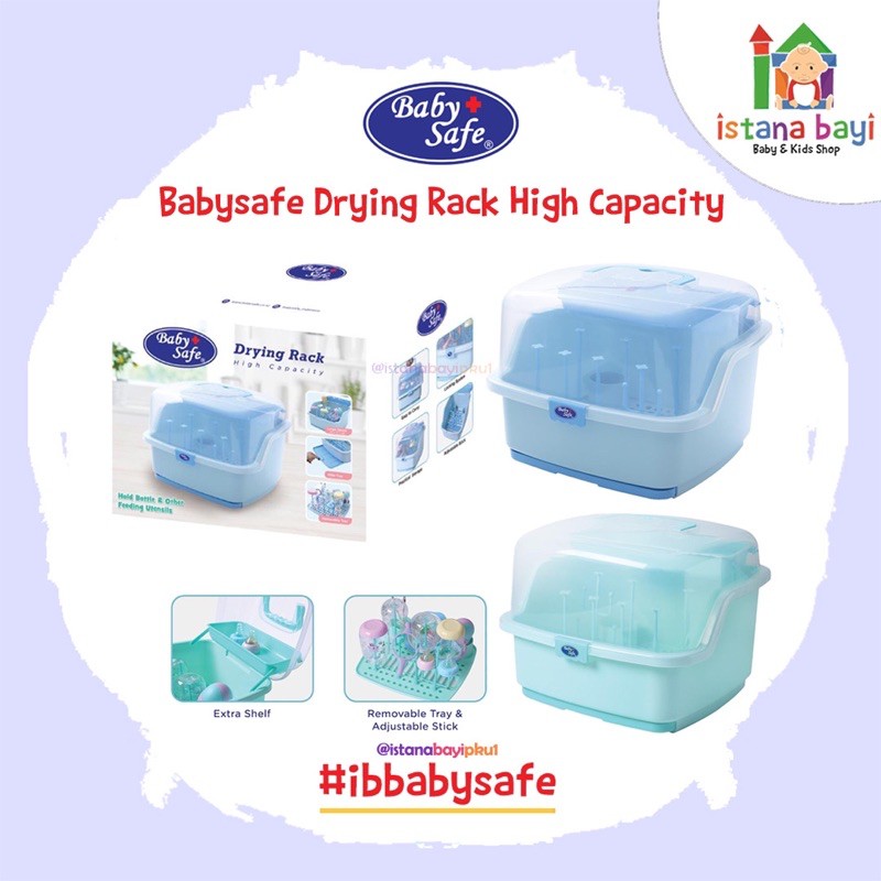 Baby Safe Travel Drying Bottle Rack / Babysafe Rak Pengering Botol Travelling Babysafe DR05