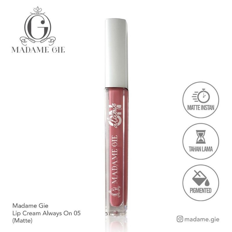 ❤️G.A.SHOP❤️ MADAME GIE ALWAYS ON LIPCREAM