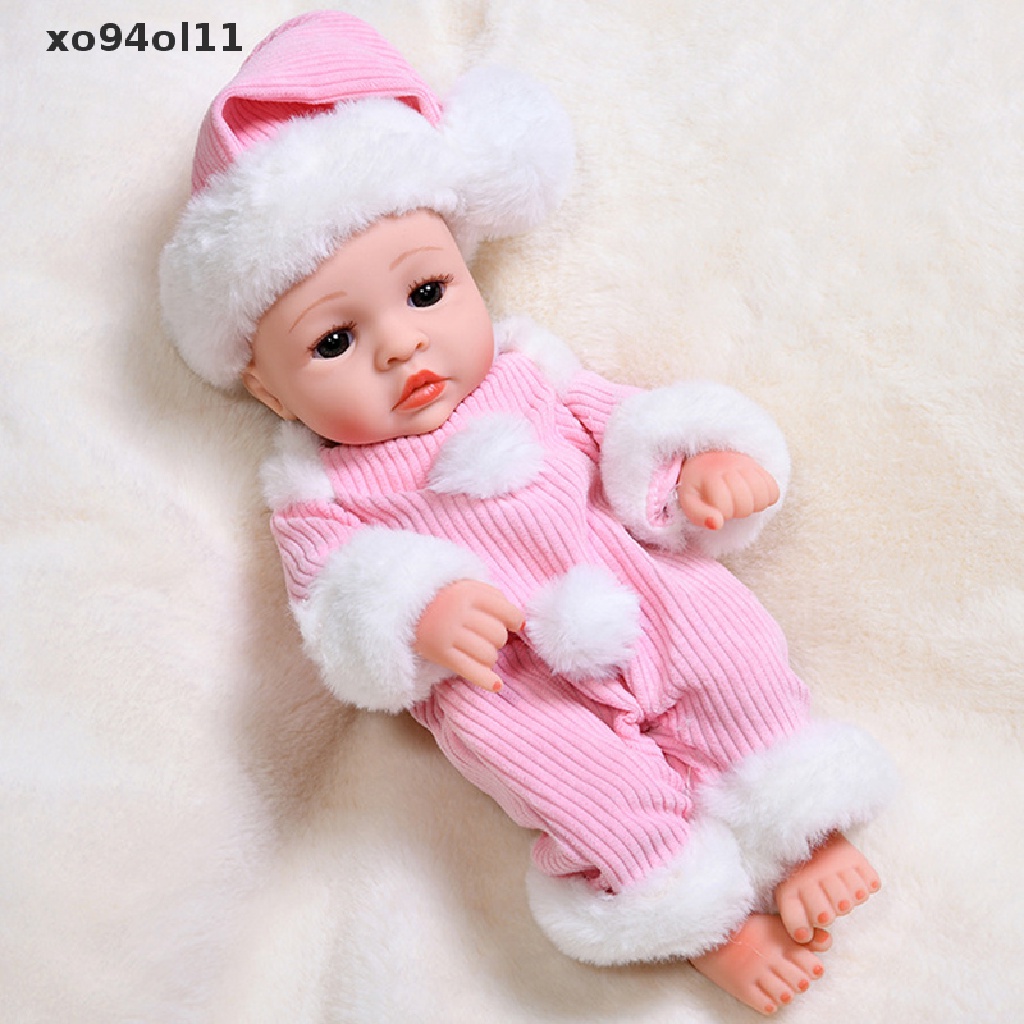 Boneka Bayi Perempuan Reborn Bebe Realista Bahan Silikon Ukuran 30cm