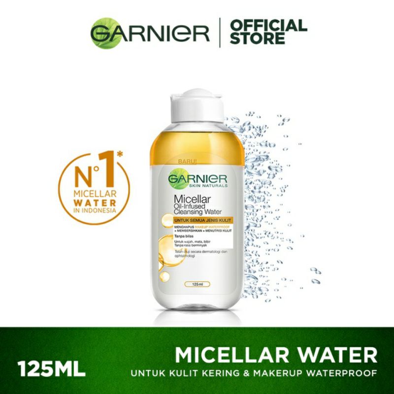 Garnier Micellar Water Oil Infused Skin Care - 125 ml