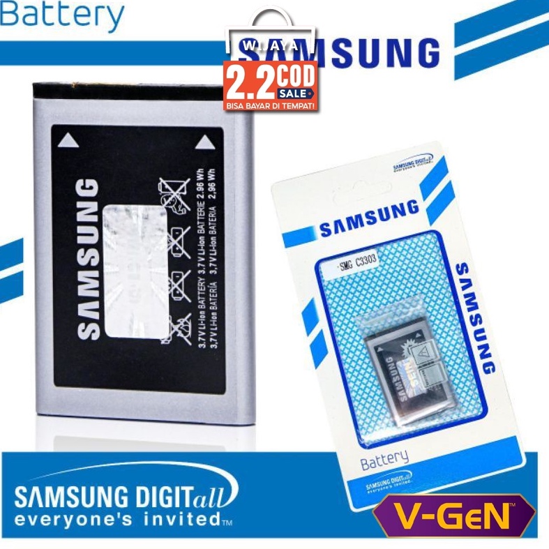 BATERAI SAMSUNG C140 CHAMP C3303 C3300 ORI